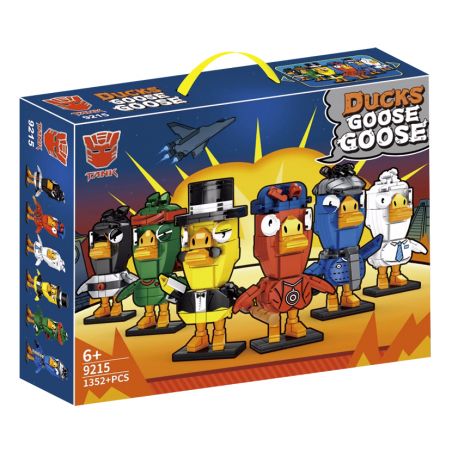 TANK 9215 non  NGỖNG GIẾT VỊT bộ đồ chơi xếp lắp ráp ghép mô hình DUCKS GOOSE 1352 khối