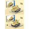 ZHEGAO QL2134 2134 non  8 TỔ HỢP XE TĂNG BÁNH XÍCH MINI bộ đồ chơi xếp lắp ráp ghép mô hình Military Army Quân Sự Bộ Đội 1176 khối