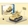 ZHEGAO QL2134 2134 non  8 TỔ HỢP XE TĂNG BÁNH XÍCH MINI bộ đồ chơi xếp lắp ráp ghép mô hình Military Army Quân Sự Bộ Đội 1176 khối