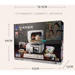 PANTASY 86230 non  FAIRY SWORD 98 TENDER EDITION KỶ NGUYÊN ĐỘC LẬP bộ đồ chơi xếp lắp ráp ghép mô hình Movie & Game Phim Và Trò Chơi