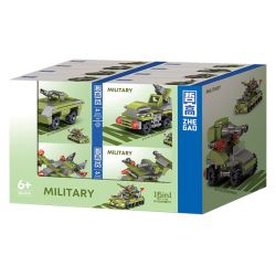 ZHEGAO QL2135 2135 non  XE TĂNG LỘI NƯỚC MINI 16 TỔ HỢP bộ đồ chơi xếp lắp ráp ghép mô hình Military Army Quân Sự Bộ Đội 686 khối