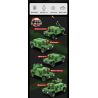 WOMA C0881 0881 non  XE BỌC THÉP HUMVEE bộ đồ chơi xếp lắp ráp ghép mô hình MILITARY 391 khối
