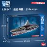 ZHEGAO LZ8247 8247 non  TÀU SÂN BAY 003 bộ đồ chơi xếp lắp ráp ghép mô hình Military Army 003 AIRCRAFT CARRIER Quân Sự Bộ Đội 3374 khối