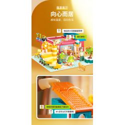 SLUBAN M38-B1090 B1090 1090 M38B1090 38-B1090 non  NGÔI NHÀ XẾP CHỒNG ĐẦY MÀU SẮC bộ đồ chơi xếp lắp ráp ghép mô hình 571 khối