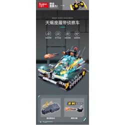 SLUBAN M38-B1021 B1021 1021 M38B1021 38-B1021 non  XE ĐIỀU KHIỂN TỪ XA TRINH SÁT BÁNH XÍCH SCORPIO bộ đồ chơi xếp lắp ráp ghép mô hình  REMOTE CONTROL TRACKED VEHICLE Kỹ Thuật Công Nghệ Cao Mô Hình Phương Tiện 530 khối