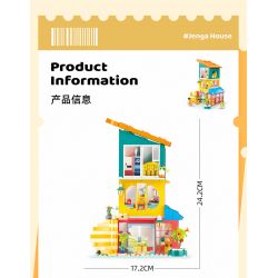 SLUBAN M38-B1090 B1090 1090 M38B1090 38-B1090 non  NGÔI NHÀ XẾP CHỒNG ĐẦY MÀU SẮC bộ đồ chơi xếp lắp ráp ghép mô hình 571 khối