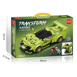 YIMU YM-77003 77003 YM77003 BRUCCO BLK-0100 0100 BLK0100 RC-100 MINGDI LEIBAO 10096 non  LAMBORGHINI ĐỘC bộ đồ chơi xếp lắp ráp ghép mô hình 411 khối