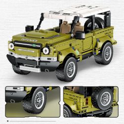 STAR MUSIC FF10022 10022 non  HẬU VỆ LAND ROVER bộ đồ chơi xếp lắp ráp ghép mô hình  Kỹ Thuật Công Nghệ Cao Mô Hình Phương Tiện 580 khối