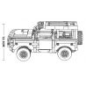 STAR MUSIC FF10022 10022 non  HẬU VỆ LAND ROVER bộ đồ chơi xếp lắp ráp ghép mô hình  Kỹ Thuật Công Nghệ Cao Mô Hình Phương Tiện 580 khối