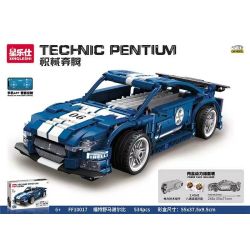 STAR MUSIC FF10017 10017 non  FORD MUSTANG SHELBY COBRA COUPE bộ đồ chơi xếp lắp ráp ghép mô hình  Kỹ Thuật Công Nghệ Cao Mô Hình Phương Tiện 534 khối