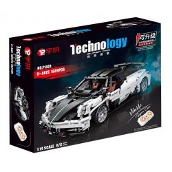 YUPIN P1401 1401 non  ZONDA GT tỷ lệ 1:14 bộ đồ chơi xếp lắp ráp ghép mô hình  PAGANI ZONDA Kỹ Thuật Công Nghệ Cao Mô Hình Phương Tiện 1689 khối