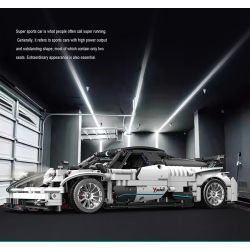 YUPIN P1401 1401 non  ZONDA GT tỷ lệ 1:14 bộ đồ chơi xếp lắp ráp ghép mô hình  PAGANI ZONDA Kỹ Thuật Công Nghệ Cao Mô Hình Phương Tiện 1689 khối