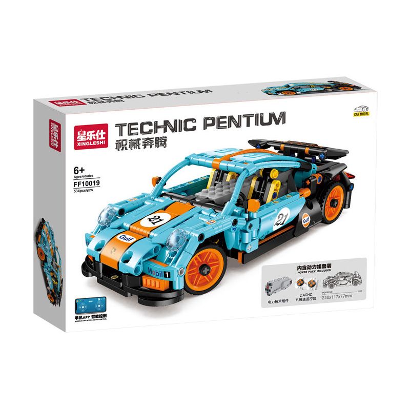 STAR MUSIC FF10019 10019 non  PORSCHE 911 GT2 bộ đồ chơi xếp lắp ráp ghép mô hình  Kỹ Thuật Công Nghệ Cao Mô Hình Phương Tiện 534 khối