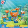 Enlighten 5216 Qman 5216 non  ĐƯỜNG ĐUA BẠCH TUỘC bộ đồ chơi xếp lắp ráp ghép mô hình Octonauts Thám Hiểm Đại Dương 99 khối