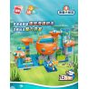 Enlighten 5216 Qman 5216 non  ĐƯỜNG ĐUA BẠCH TUỘC bộ đồ chơi xếp lắp ráp ghép mô hình Octonauts Thám Hiểm Đại Dương 99 khối