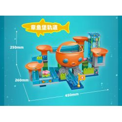 Enlighten 5216 Qman 5216 non  ĐƯỜNG ĐUA BẠCH TUỘC bộ đồ chơi xếp lắp ráp ghép mô hình Octonauts Thám Hiểm Đại Dương 99 khối