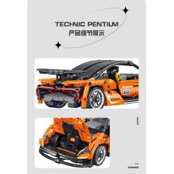 STAR MUSIC FF10016 10016 non  MCLAREN 620R bộ đồ chơi xếp lắp ráp ghép mô hình  Kỹ Thuật Công Nghệ Cao Mô Hình Phương Tiện 532 khối