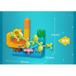 Enlighten 5215 Qman 5215 non  THUYỀN ĐÁNH CÁ ĐÈN LỒNG bộ đồ chơi xếp lắp ráp ghép mô hình Octonauts Thám Hiểm Đại Dương 32 khối