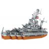 ZHEGAO QL0174 0174 non  TÀU KHU TRỤC bộ đồ chơi xếp lắp ráp ghép mô hình DESTROYER CRUISER 976 khối