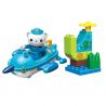 Enlighten 5213 Qman 5213 non  THUYỀN BUỒM bộ đồ chơi xếp lắp ráp ghép mô hình Octonauts Thám Hiểm Đại Dương 11 khối