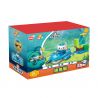 Enlighten 5213 Qman 5213 non  THUYỀN BUỒM bộ đồ chơi xếp lắp ráp ghép mô hình Octonauts Thám Hiểm Đại Dương 11 khối