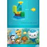 Enlighten 5213 Qman 5213 non  THUYỀN BUỒM bộ đồ chơi xếp lắp ráp ghép mô hình Octonauts Thám Hiểm Đại Dương 11 khối