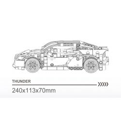 STAR MUSIC FF10013 10013 non  FERRARI F82 bộ đồ chơi xếp lắp ráp ghép mô hình  Kỹ Thuật Công Nghệ Cao Mô Hình Phương Tiện 652 khối