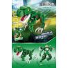 ZHEGAO GZ4004 4004 non  TYRANNOSAURUS REX 10 TỔ HỢP bộ đồ chơi xếp lắp ráp ghép mô hình 1158 khối
