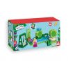 Enlighten 5202 Qman 5202 non  CÔNG CHÚA HOA LOA KÈN bộ đồ chơi xếp lắp ráp ghép mô hình BEN AND HOLLY'S LITTLE KINGDOM 27 khối