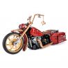 K BOX 10514 non  XE MÁY HARLEY CỔ ĐIỂN tỷ lệ 1:5 bộ đồ chơi xếp lắp ráp ghép mô hình Motorcycle Motorbike HRILAY KING Xe Hai Bánh 2111 khối