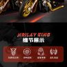 K BOX 10514 non  XE MÁY HARLEY CỔ ĐIỂN tỷ lệ 1:5 bộ đồ chơi xếp lắp ráp ghép mô hình Motorcycle Motorbike HRILAY KING Xe Hai Bánh 2111 khối
