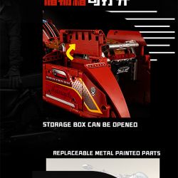 K BOX 10514 non  XE MÁY HARLEY CỔ ĐIỂN tỷ lệ 1:5 bộ đồ chơi xếp lắp ráp ghép mô hình Motorcycle Motorbike HRILAY KING Xe Hai Bánh 2111 khối