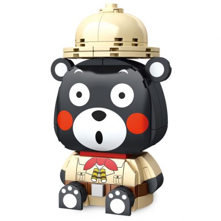 INBRIXX 880004 non  NHÀ THÁM HIỂM KUMAMON bộ đồ chơi xếp lắp ráp ghép mô hình Creator Sáng Tạo 172 khối