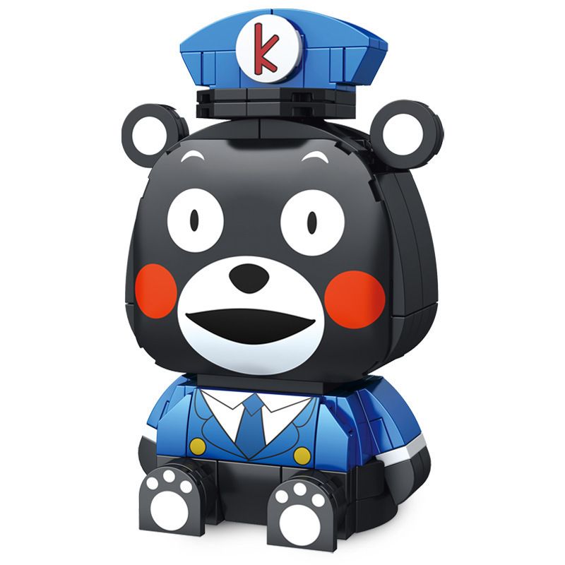 INBRIXX 880002 non  NGƯỜI ĐIỀU KHIỂN TÀU HỎA KUMAMON bộ đồ chơi xếp lắp ráp ghép mô hình Creator Sáng Tạo 178 khối