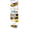 ZHEGAO QL1233 1233 non  FAC-01 RACING KÉO LÙI XE bộ đồ chơi xếp lắp ráp ghép mô hình Speed Champions Racing Cars Đua Xe Công Thức 601 khối
