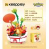 Enlighten K20218 20218 Qman K20218 20218 non  CÂY TRỒNG TRONG CHẬU CHARMANDER bộ đồ chơi xếp lắp ráp ghép mô hình Pokémon Pokemon