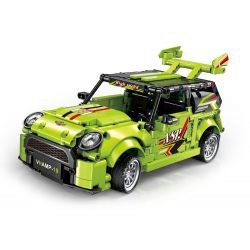 ZHEGAO QL1232 1232 non  XE ĐUA CAR-22 KÉO LÙI bộ đồ chơi xếp lắp ráp ghép mô hình Speed Champions Racing Cars Đua Xe Công Thức 609 khối