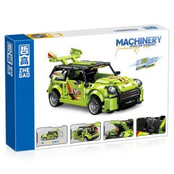 ZHEGAO QL1232 1232 non  XE ĐUA CAR-22 KÉO LÙI bộ đồ chơi xếp lắp ráp ghép mô hình Speed Champions Racing Cars Đua Xe Công Thức 609 khối