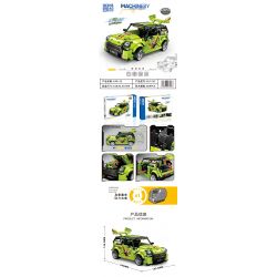 ZHEGAO QL1232 1232 non  XE ĐUA CAR-22 KÉO LÙI bộ đồ chơi xếp lắp ráp ghép mô hình Speed Champions Racing Cars Đua Xe Công Thức 609 khối