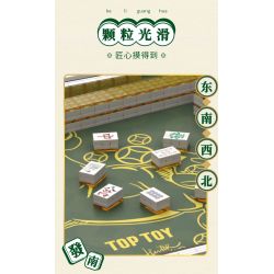 TOP TOY TC1802 1802 non  MẠT CHƯỢC MAY MẮN bộ đồ chơi xếp lắp ráp ghép mô hình MAHJONG 1000 khối