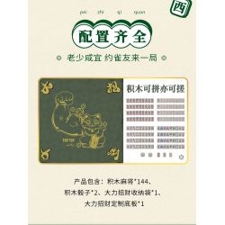 TOP TOY TC1802 1802 non  MẠT CHƯỢC MAY MẮN bộ đồ chơi xếp lắp ráp ghép mô hình MAHJONG 1000 khối