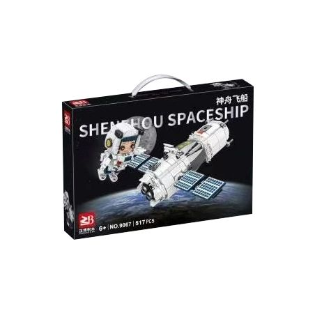 FAIR 9067 non  TÀU VŨ TRỤ THẦN CHÂU bộ đồ chơi xếp lắp ráp ghép mô hình Space SHENZHOU SPACESHIP Thám Hiểm Không Gian 517 khối