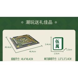 TOP TOY TC1802 1802 non  MẠT CHƯỢC MAY MẮN bộ đồ chơi xếp lắp ráp ghép mô hình MAHJONG 1000 khối