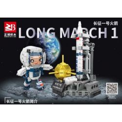 FAIR 9066 non  TÊN LỬA TRƯỜNG CHINH 1 bộ đồ chơi xếp lắp ráp ghép mô hình LONG MARCH 1 485 khối