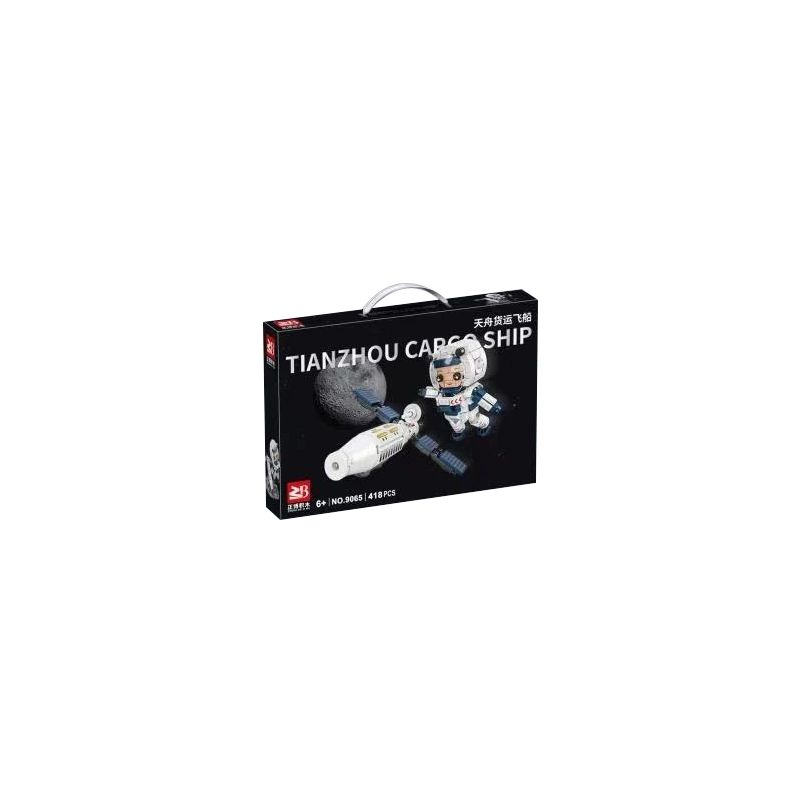 FAIR 9065 non  TÀU VŨ TRỤ CHỞ HÀNG TIANZHOU bộ đồ chơi xếp lắp ráp ghép mô hình 418 khối
