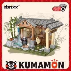INBRIXX 880009 non  SUỐI NƯỚC NÓNG GẤU KUMAMOTO bộ đồ chơi xếp lắp ráp ghép mô hình Creator KUMAMON Sáng Tạo 413 khối