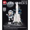 FAIR 9061 non  TÊN LỬA LONG MARCH 5 bộ đồ chơi xếp lắp ráp ghép mô hình 500 khối
