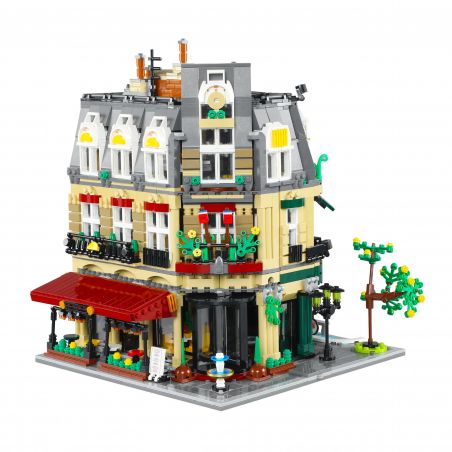 CADA DOUBLEE C66009 66009 non  NHÀ HÀNG PARIS bộ đồ chơi xếp lắp ráp ghép mô hình Mini Modular PARIS RESTAURANT Đường Phố Thu Nhỏ 3230 khối