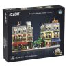 CADA DOUBLEE C66009 66009 non  NHÀ HÀNG PARIS bộ đồ chơi xếp lắp ráp ghép mô hình Mini Modular PARIS RESTAURANT Đường Phố Thu Nhỏ 3230 khối
