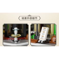 CADA DOUBLEE C66009 66009 non  NHÀ HÀNG PARIS bộ đồ chơi xếp lắp ráp ghép mô hình Mini Modular PARIS RESTAURANT Đường Phố Thu Nhỏ 3230 khối